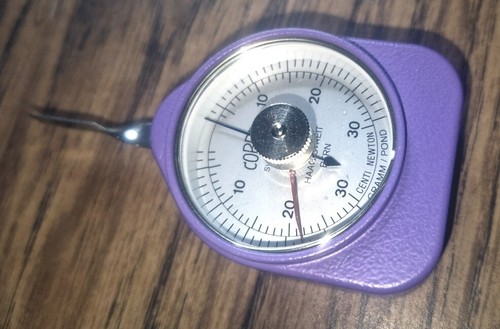 CORREX SPRING BALANCE 3-30 GRAM FLAT PROBE FEELER TENSION GAUGE 7220421 - Picture 5 of 6
