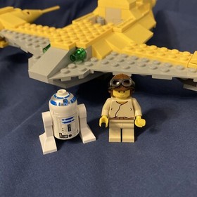 Vintage LEGO Star Wars: 7141 Naboo Fighter, No Box or Manual (1999)