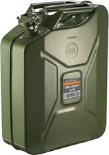 20L Metal Jerry Can - Fuel, Petrol & Liquid Storage Container - Extra Large