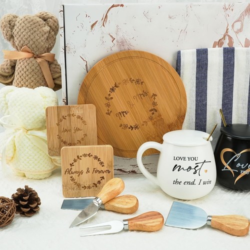 Wedding Gifts for Couples, Bridal Shower Gifts 12PCS, Mr & Mrs Coffee Mug.... - Picture 2 of 4