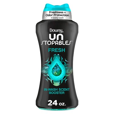 Downy Unstopables In Wash Scent Booster Beads, Fresh Scent, 24 oz, Downy Scent B