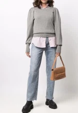 Isabel Marant Etoile Camelia Grey Sweater Size 34 BNWT