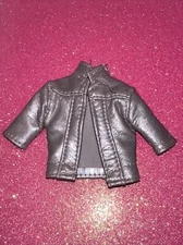 Barbie Doll Leather Looking Modern Fashion Fever  Jacket/coat 🌸 Mattel 🌸