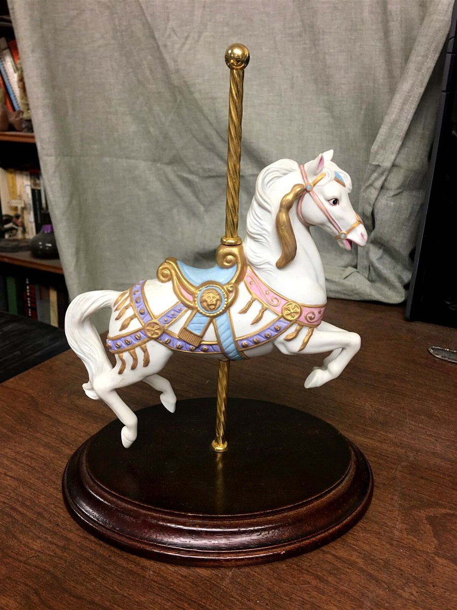 Lynn Lupette Carousel Magic 1987 Franklin Mint HP Porcelain