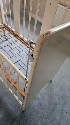 Vintage Early 1960's Drop Side Baby Cot In Original Used Condition - Picture 14 of 15