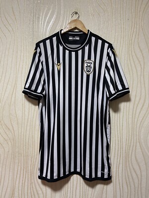 Maillot PAOK Salonika 2020/2021 Away – Macron – Taille M – Noir – Homme – Occasion