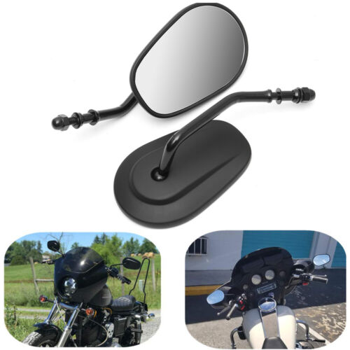 Black Motorcycle Mirrors For Harley Street Glide Special Street 750 XG750 XG500 - Picture 1 of 11