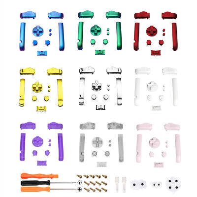 New Replacement Full Buttons Set Kit for Game Boy Advance GBA - 10 Color Options