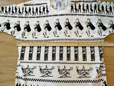 Vintage 1992 Ken Brown Dancing Single Stitch Men's Large Pop Art T