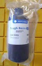 ANYCUBIC Tough Resin 2.0 Cool Grey Resin High Toughness 3D Printer Resin