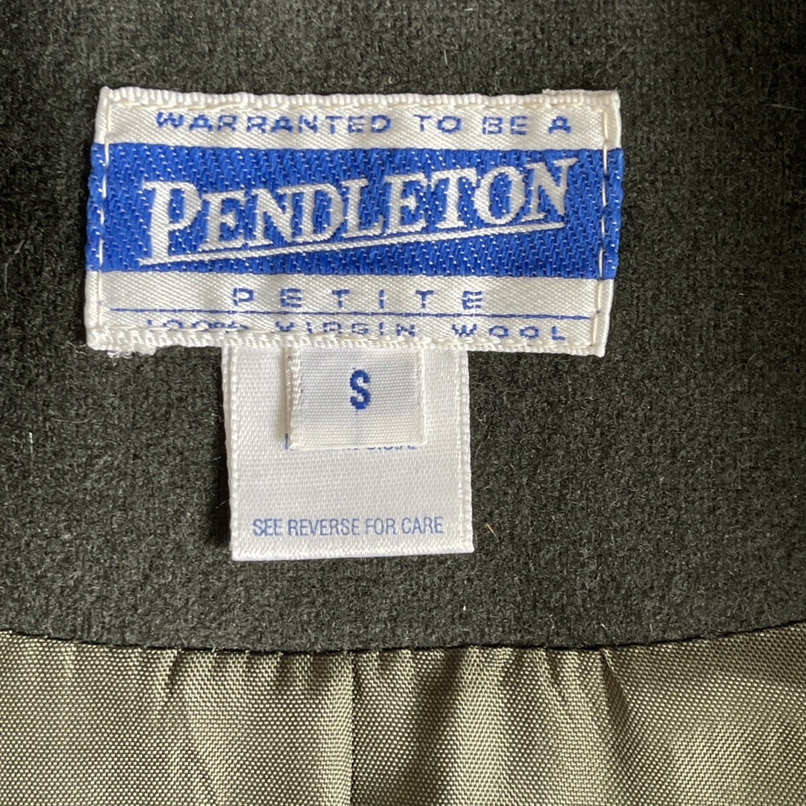 Pendleton Women’s Wool Jacket Petite Small Army G… - image 4