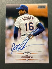 2025 Topps Stadium Club #SCBADG Dwight Doc Gooden On Card Auto New York Mets