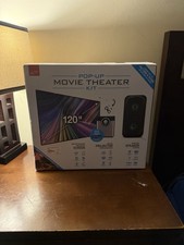 Ilive Pop-up Movie Theater Kit Projector With Bluetooth 120 Screen The2224bdl