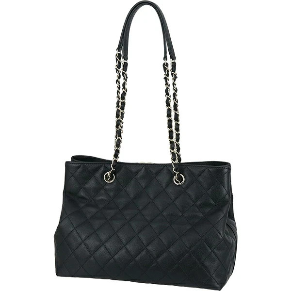 CHANEL Chain tote bag Matelassé AS3953 Black GHW Shoulder bag WOC