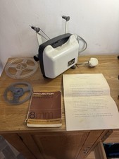 Vintage Plumatic Super 8 Film Projector &ndash; Working &ndash; With Reels & Manual