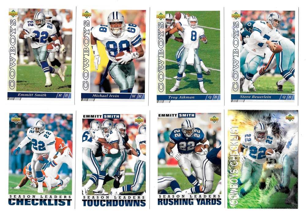 1993 Upper Deck Football Team Set - DALLAS COWBOYS