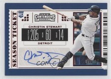 2019 Chronicles Contenders Season Tickets Red 7/50 Christin Stewart #11 Auto 6er