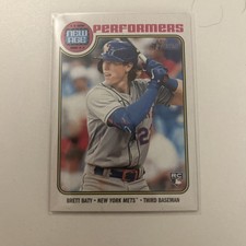 2023 Topps Heritage New Age Performers Brett Baty #NA12