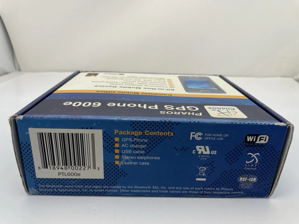 Pharos GPS Unlocked Phone 600e Mobile Office WM WiFi BT MP3 Camera Radio PTL600e - Image 3 of 4