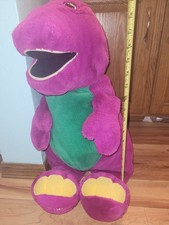 Vintage Barney The Dinosaur Large Plush Stuffed Animal