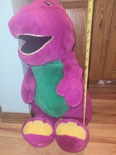 Vintage Barney The Dinosaur Large Plush Stuffed Animal 