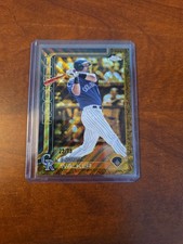 2025 Topps Gilded Collection, Larry Walker #158 Gold Wave Refractor /75, Rockies