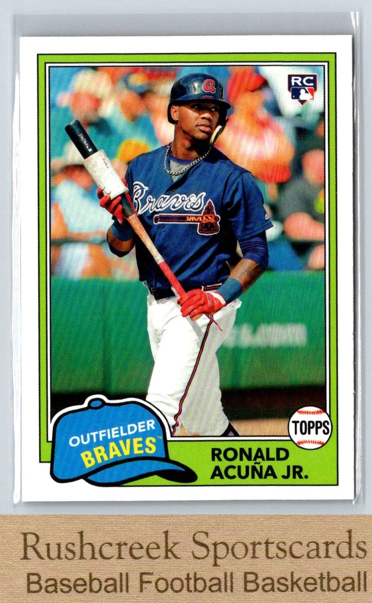 Topps Baseball 2018 Season Ronald Acuña Jr. Sports Trading Cards