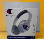 Champion 1100 Series Bluetooth 5.4 Wireless Headphones White Foldable Mic — photo 1