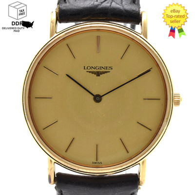 Vintage [N MINT] La Grande Classique de Longines L4.637.2 Quartz Mens 33mm Watch