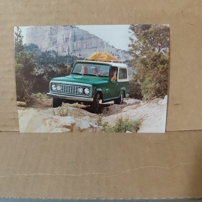 1973 AMC Jeep Commando Large Dealership Postcard Excellent Original 