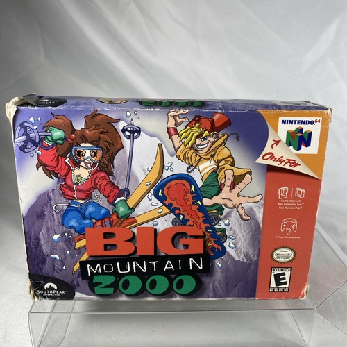 Big Mountain 2000 (Nintendo 64 N64) Authentic Box & Video Game Cartridge