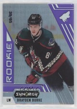 2020-21 Upper Deck Synergy Rookie Purple 39/65 Brayden Burke #100 04u1