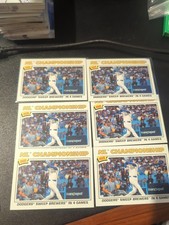 6x 2026 Topps Heritage NL Championship Dodgers Sweep Brewers #277 Shohei Ohtani