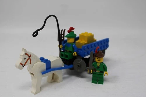 Lego Castle Forestmen -1877- Crusader’s Cart-Complete w/Instructions & Checklist