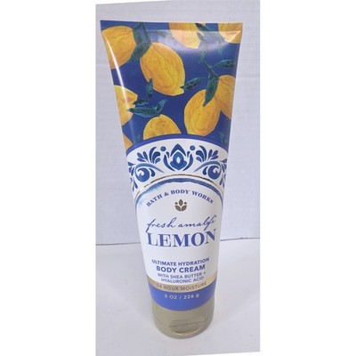 Bath & Body Works Fresh Amalfi Lemon Ultimate Hydration Body Cream 8oz 226g