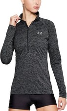 Under Armour Women's Tech 1/2 Zip Long sleeve Twist Gray size 2XL NWT 45