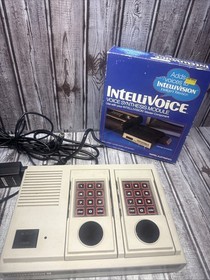 Intellivision 2 Console W/ Intellivoice 4 Games Tested Space Spartans Skiing