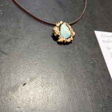 Custom Deer antler sheds with turquoise penda...