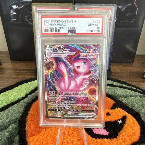 2021 Pokemon Sword & Shield Fusion Strike Mew VMAX 269/264 Fusion Strike PSA 10