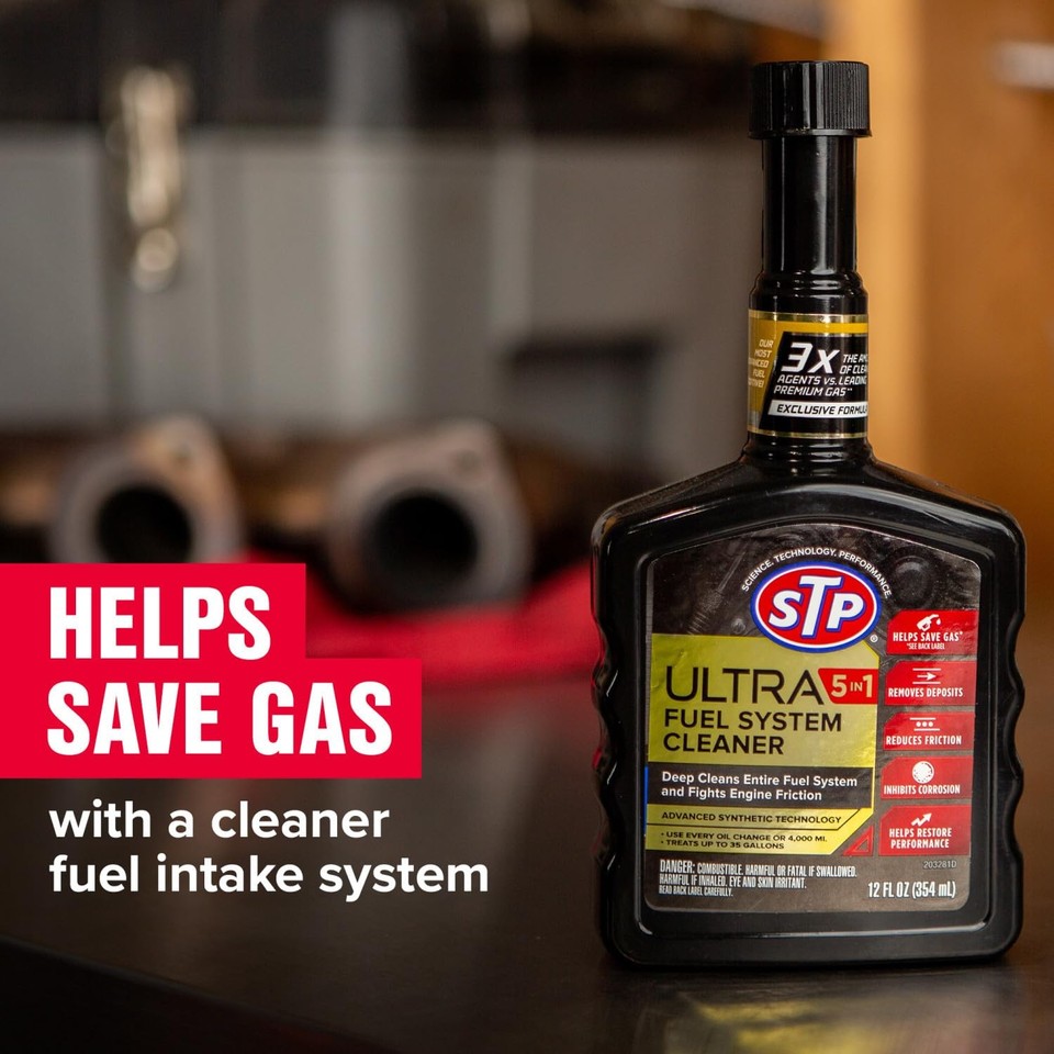 Stp Ultra 5 In 1 Fuel System Cleaner And Stabilizer, Deep Cleans Fuel ...