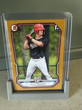 2026 Bowman Baseball Sam Petersen 1st Paper Gold /50 #BP-122 Nationals