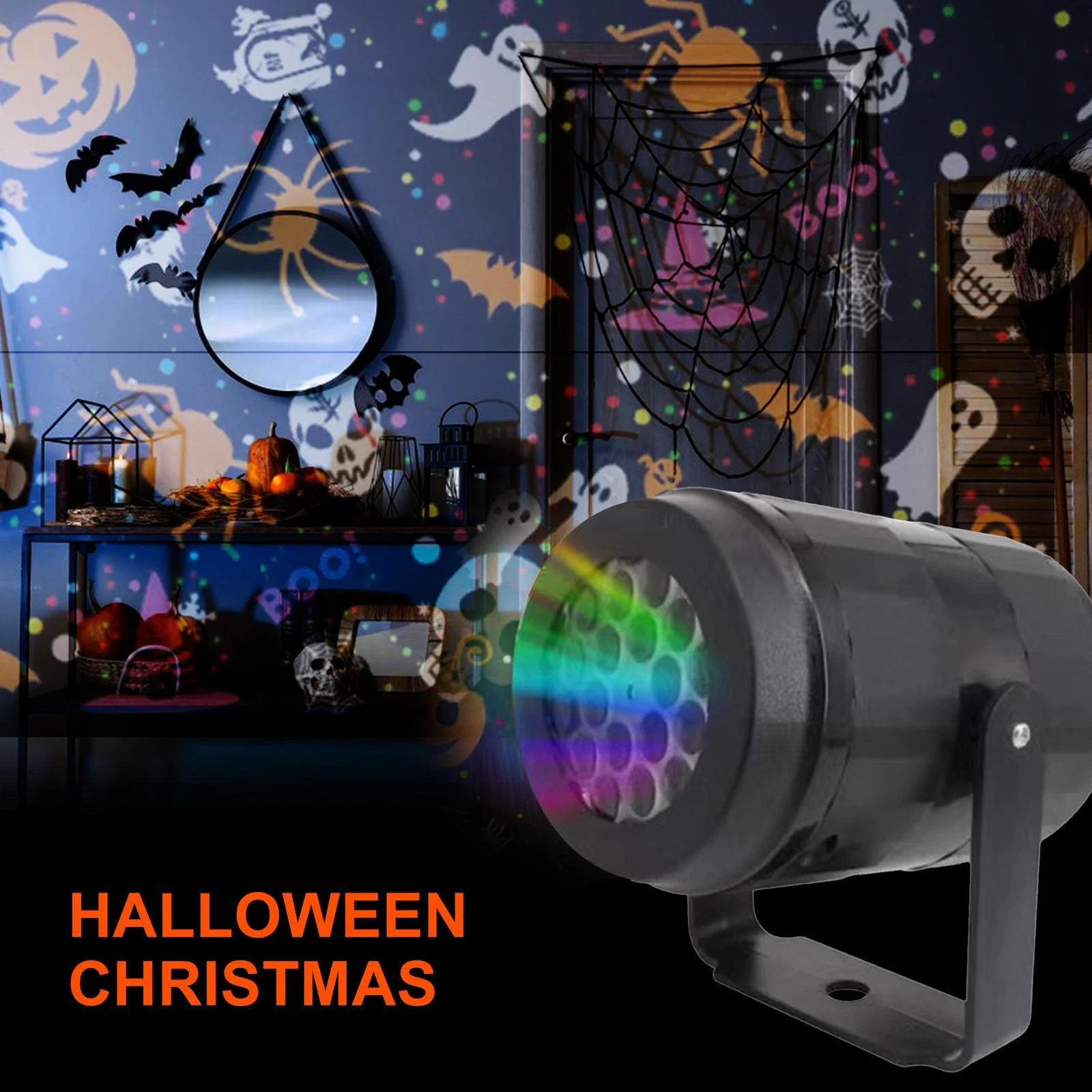 Halloween Projector Lights Halloween LED Projection Lamp Landscape