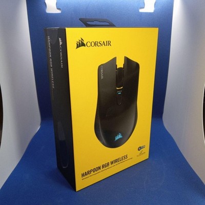 Corsair Harpoon RGB Wireless Gaming Maus Schwarz Gebraucht Ungetestet