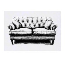 'Antique Sofa' Temporary Tattoos / Transfers (TO00081629)