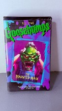 Goosebumps The Haunted Mask VHS 1995 R.L. Stine Kids Horror