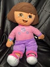 Vintage Dora The Explorer Jumbo Plush Doll 24" 2006 Fisher Price Toys R Us