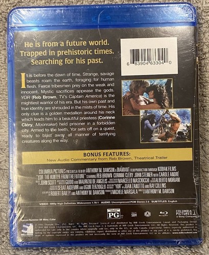 Yor: The Hunter From the Future (Blu-Ray, 1983) RARE OOP HTF **NEW and SEALED** - Picture 2 of 7