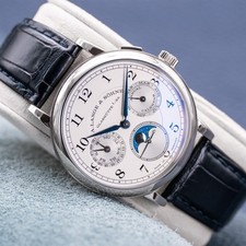 A. Lange & Sohne 1815 Annual Calendar 238.026 White Gold 40mm Box & Papers