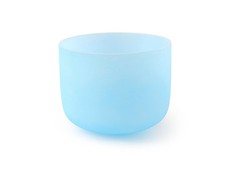 Crystal Soul Frosted Crystal Singing Bowl 432Hz Customizable with Accessories