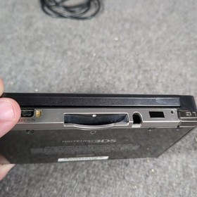 Nintendo 3DS Cosmo Black Console System w/ Charger, Tested! US Model No Stylus